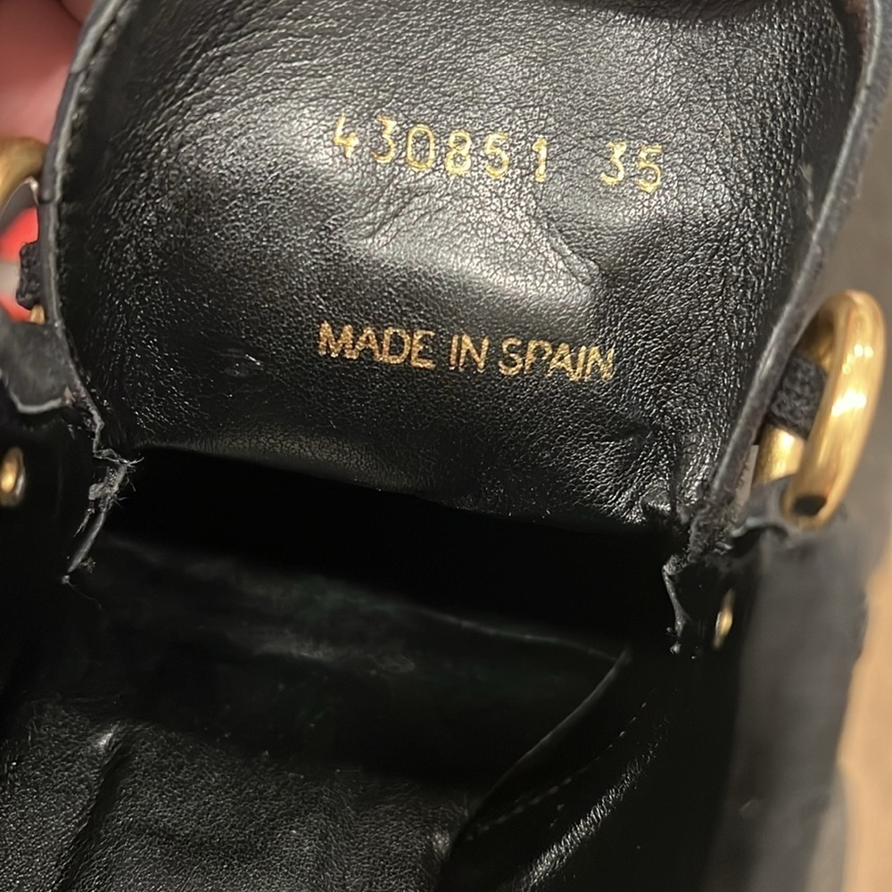 Stella McCartney Brody Black Vegan Leather Creepers Size 35/5 - Picture 9 of 9